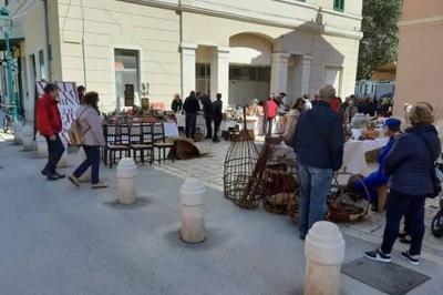 Antiekmarkt op Valdibora, Rovinj (elke donderdag)