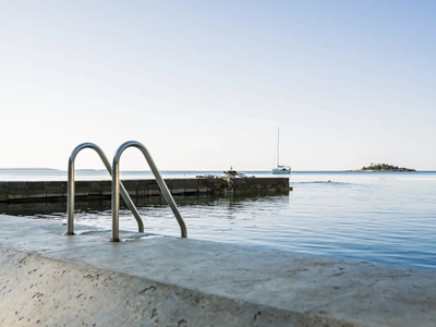 Swim ladder on the Škaraba bathing jetty