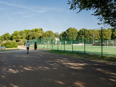 Paths and sports grounds