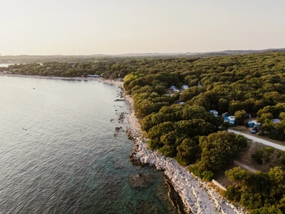 Limestone shoreline