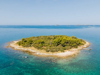 Otok Veštar, l'isolotto boscoso davanti alla baia