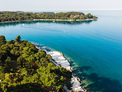 Panoramic view with Sveta Katarina island offshore