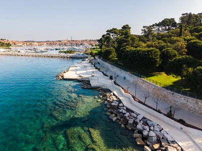 Promenade leading to Rovinj old town