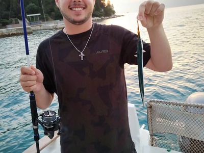 Golden-hour garfish on a Rovinj fishing tour — Rovinj